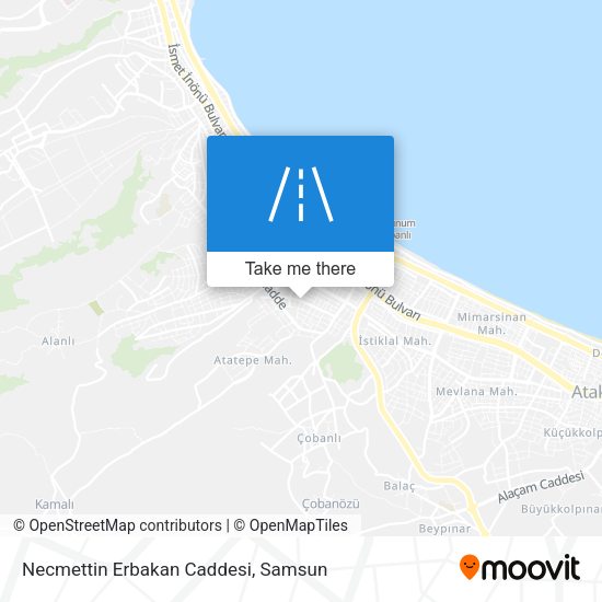 Necmettin Erbakan Caddesi map