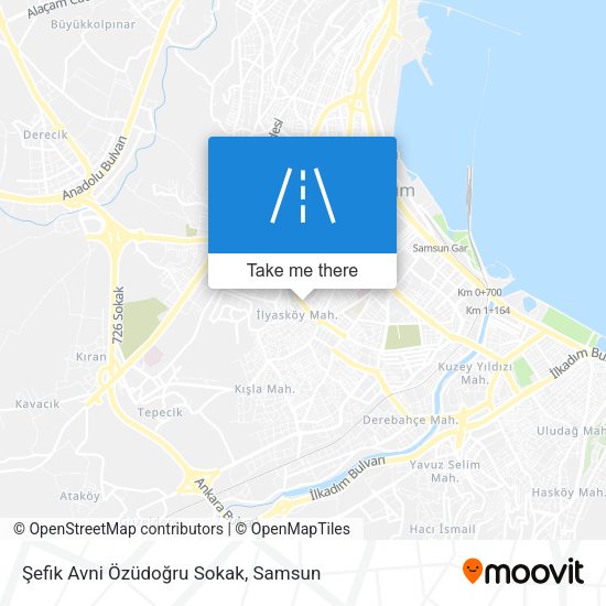 Şefik Avni Özüdoğru Sokak map