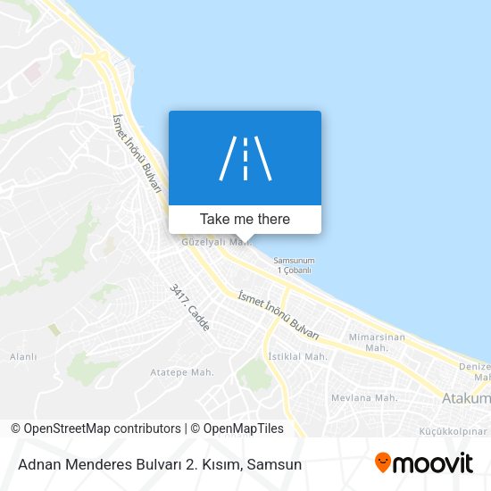 Adnan Menderes Bulvarı 2. Kısım map