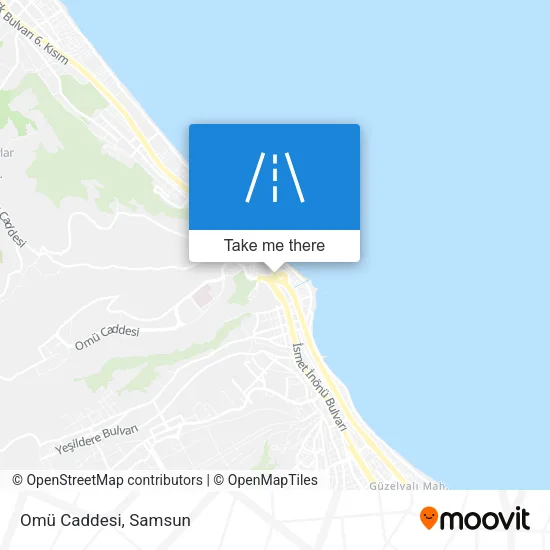 Omü Caddesi map
