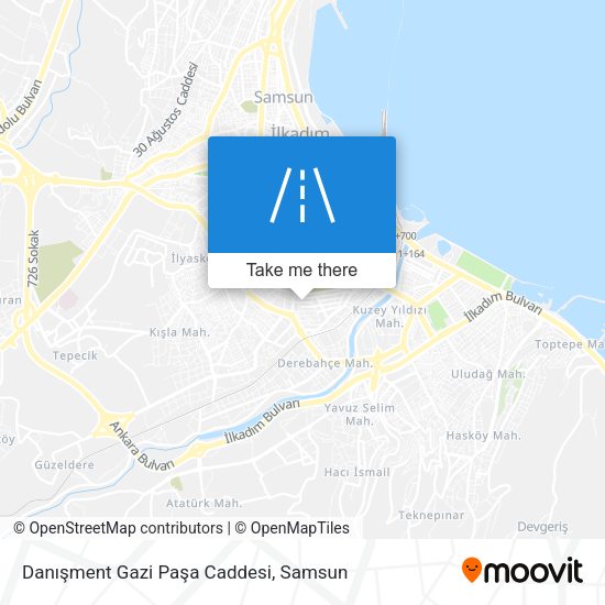 Danışment Gazi Paşa Caddesi map