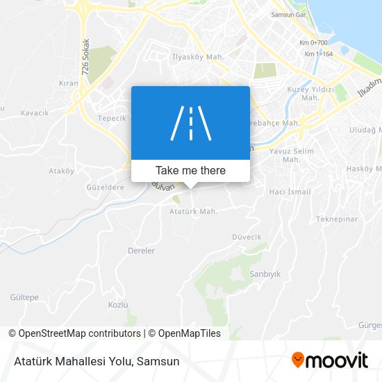 Atatürk Mahallesi Yolu map