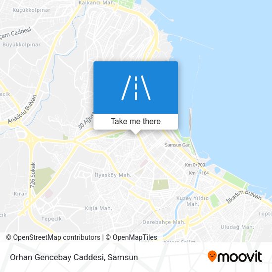 Orhan Gencebay Caddesi map