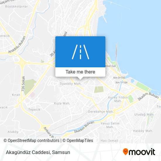 Akagündüz Caddesi map