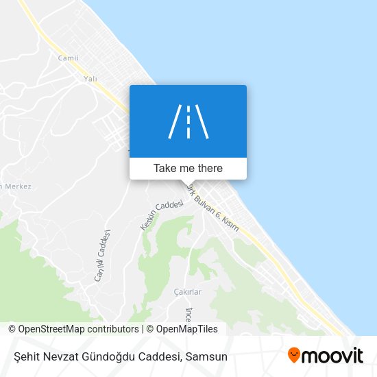 Şehit Nevzat Gündoğdu Caddesi map