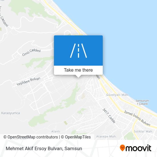 Mehmet Akif Ersoy Bulvarı map