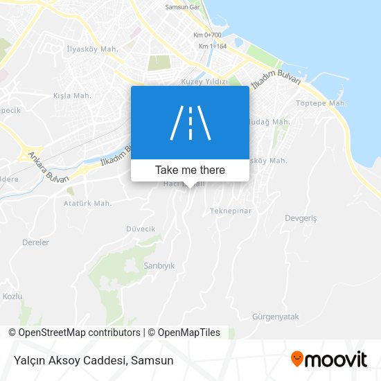 Yalçın Aksoy Caddesi map