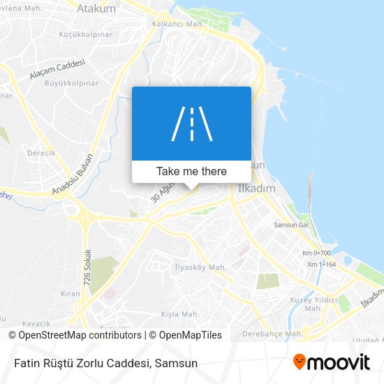 Fatin Rüştü Zorlu Caddesi map