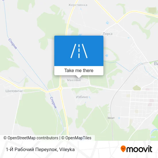 1-Й Рабочий Переулок map