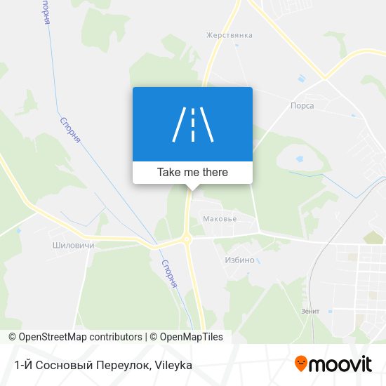 1-Й Сосновый Переулок map