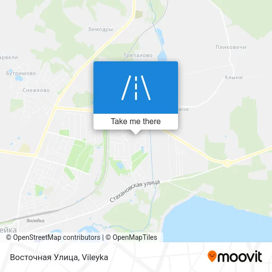Восточная Улица map