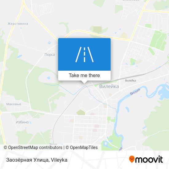 Заозёрная Улица map