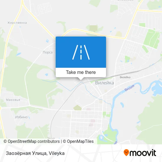 Заозёрная Улица map