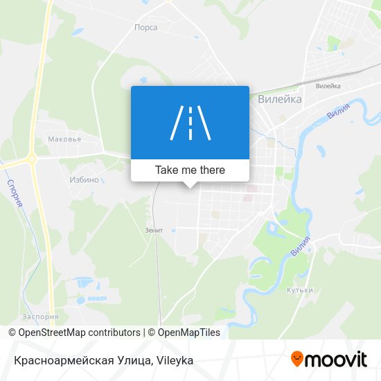 Красноармейская Улица map