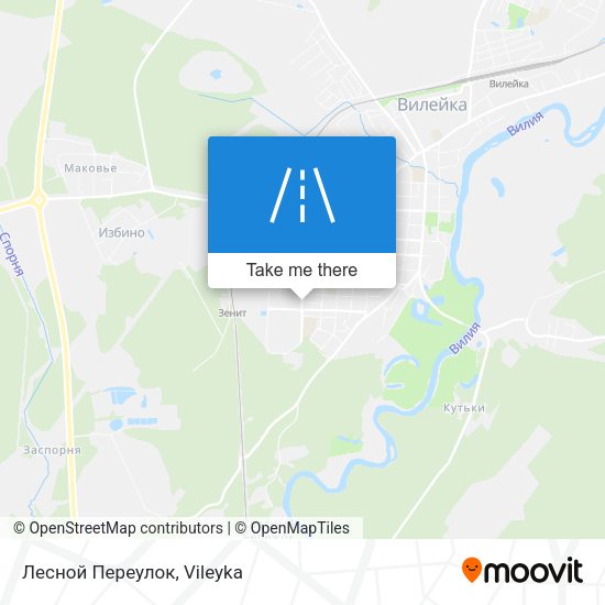 Лесной Переулок map