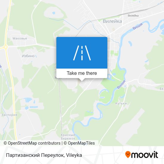 Партизанский Переулок map