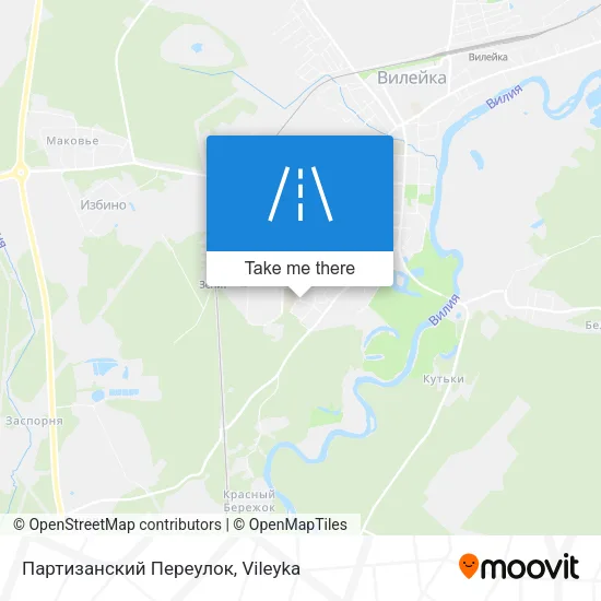 Партизанский Переулок map