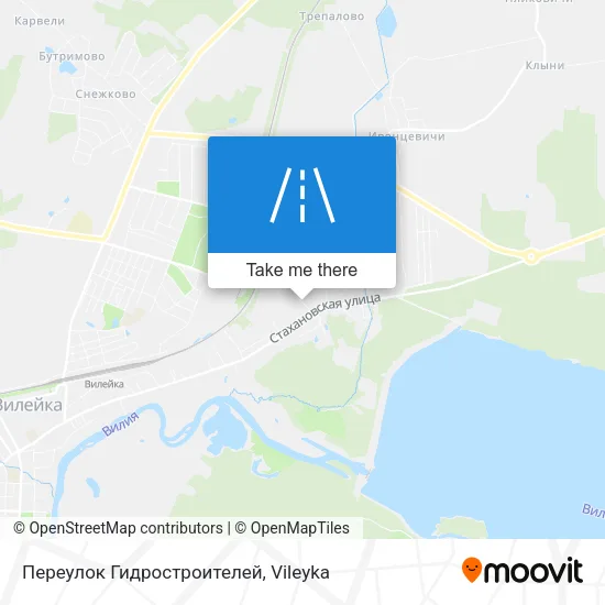 Переулок Гидростроителей map