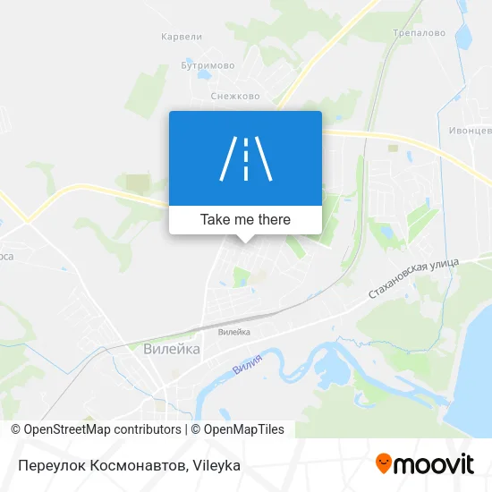 Переулок Космонавтов map