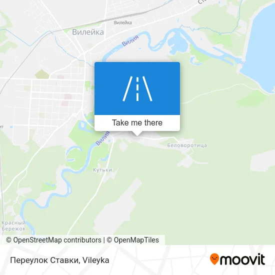 Переулок Ставки map