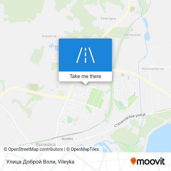 Улица Доброй Воли map