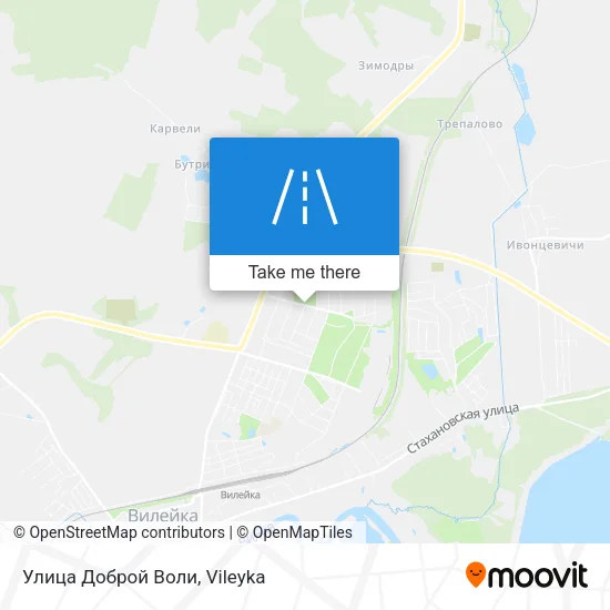 Улица Доброй Воли map