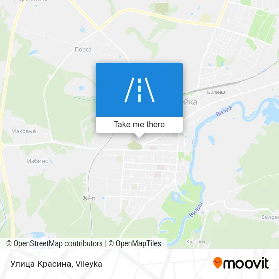 Улица Красина map