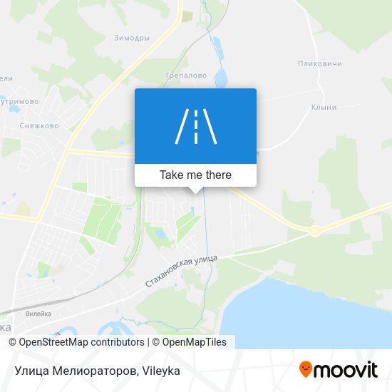Улица Мелиораторов map