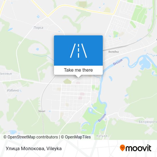 Улица Молокова map