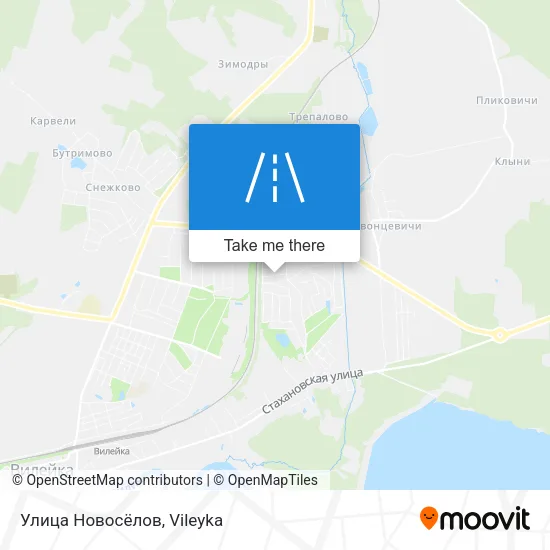 Улица Новосёлов map