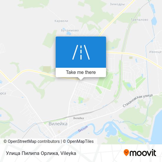 Улица Пилипа Орлика map