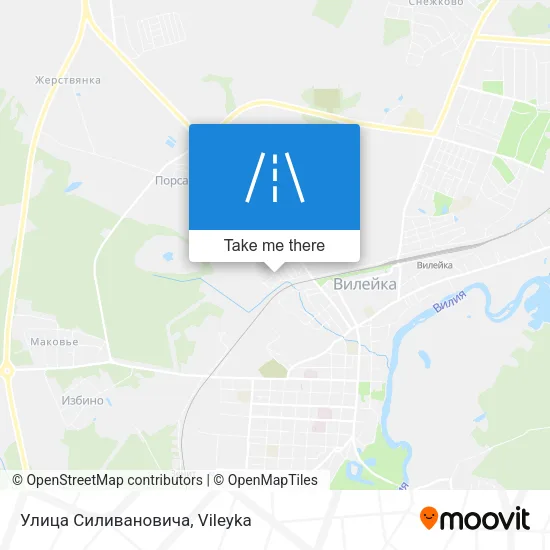 Улица Силивановича map