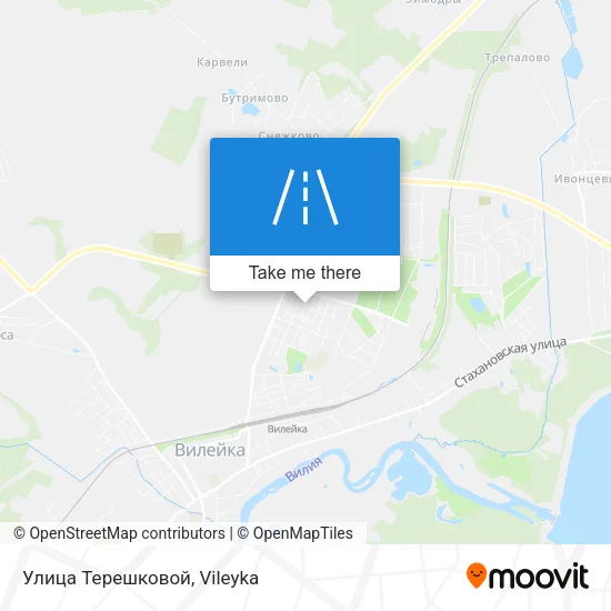 Улица Терешковой map