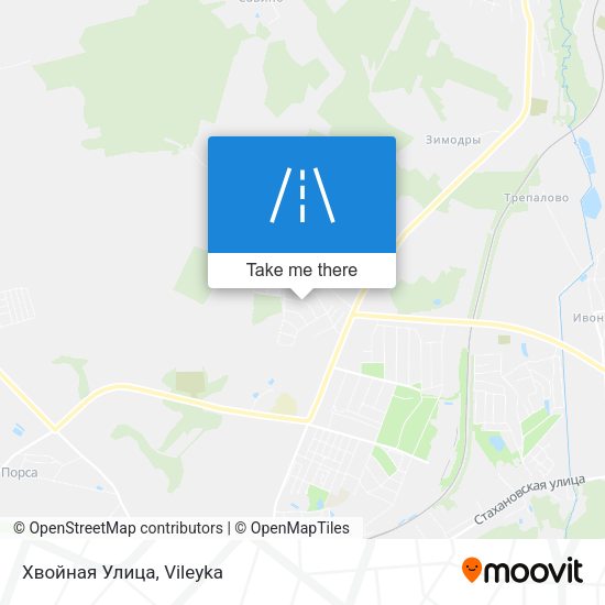 Хвойная Улица map