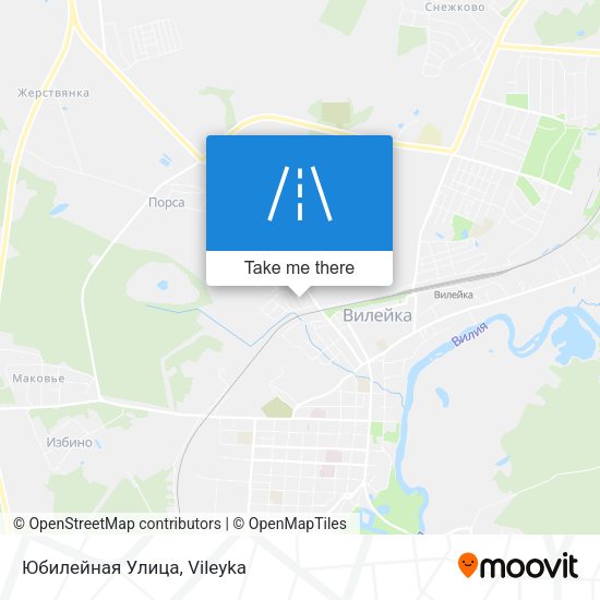 Юбилейная Улица map