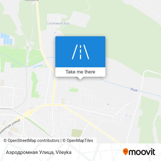 Аэродромная Улица map