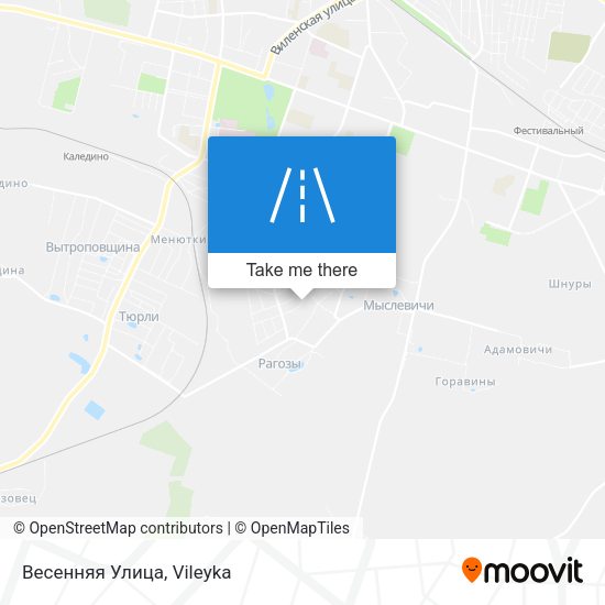 Весенняя Улица map