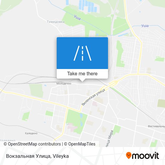 Вокзальная Улица map