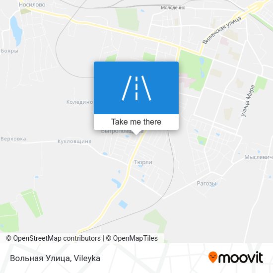 Вольная Улица map