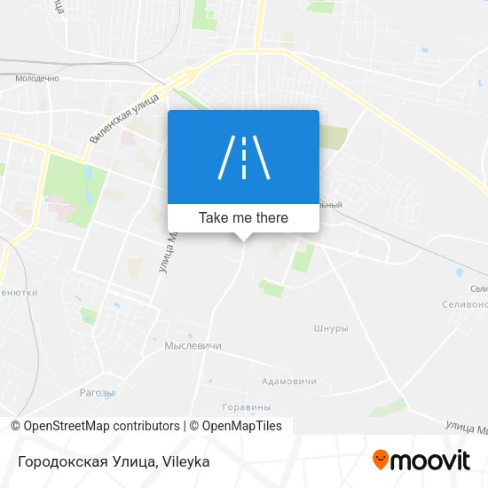 Городокская Улица map