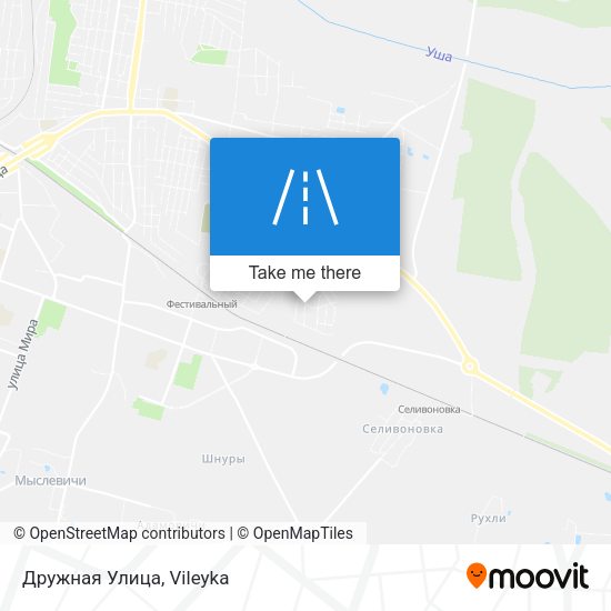 Дружная Улица map