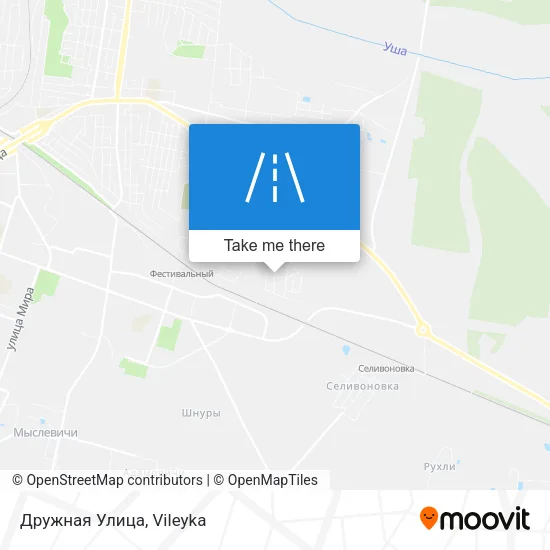 Дружная Улица map