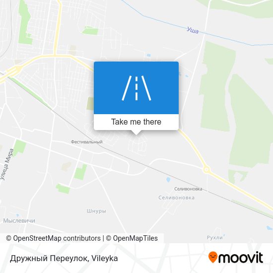Дружный Переулок map
