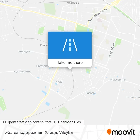 Железнодорожная Улица map