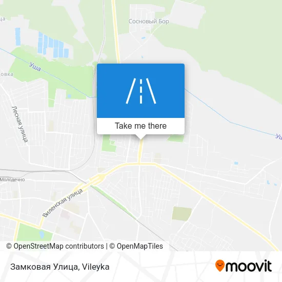 Замковая Улица map