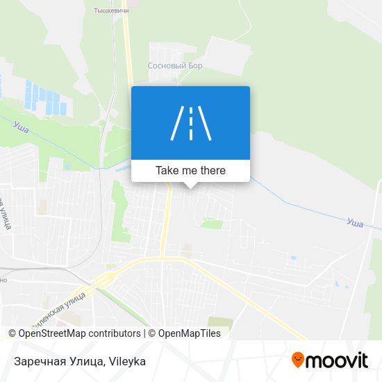 Заречная Улица map