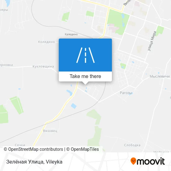 Зелёная Улица map