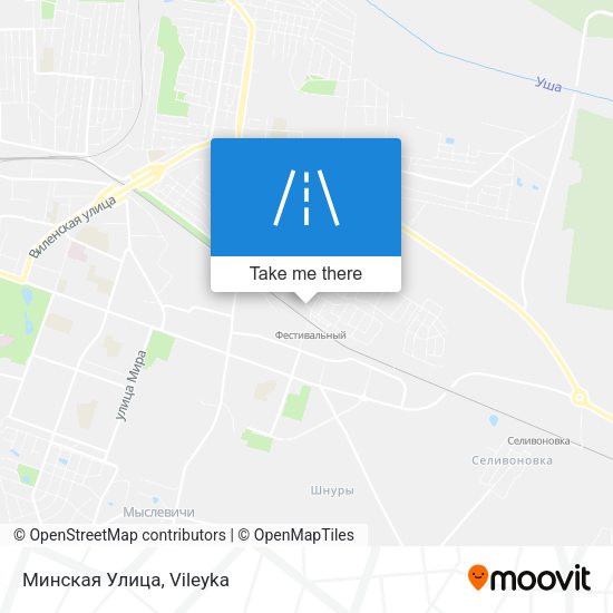 Минская Улица map
