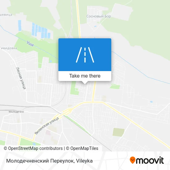 Молодечненский Переулок map