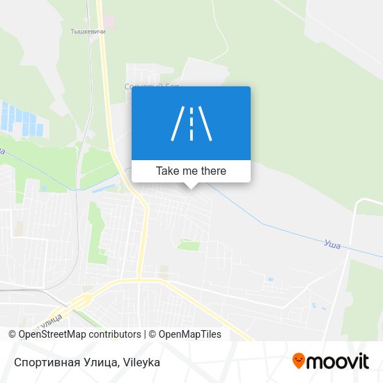 Спортивная Улица map